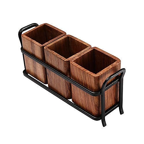Wooden Cutlery Holder - Stylish Dining Table Organizer -1 Wooden Cutlery Holder - Stylish Dining Table Organizer -1
