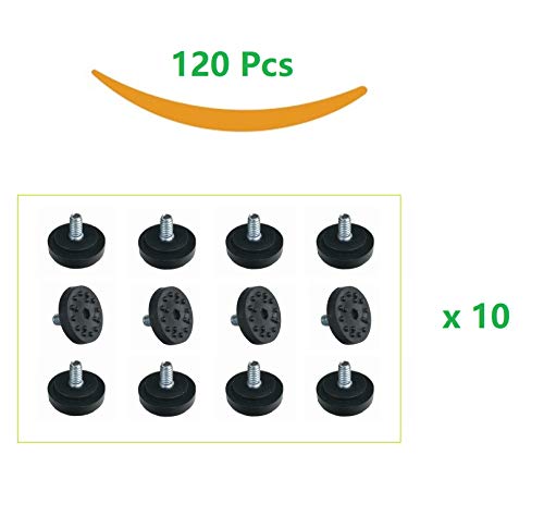 Absolute Seating Table Bases Glides For Restaurants & Homes, Adjustable Glide, Thread: #1/4-20 X 1/2" H,120 Pcs Per Package #TOP1