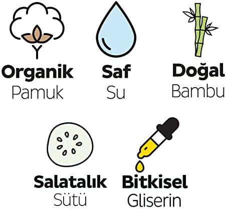 Sleepy Natural Yenidoğan Islak Bebek Bakım Havlusu 24X90 Adet - Görsel 3