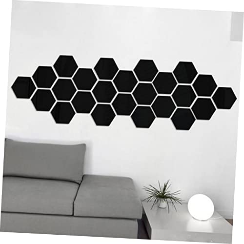 TOYANDONA 12pcs Paneles Acústicos Hexagonales Autoadhesivos para Pared miniatura 7