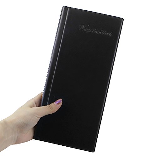 Organizador de cartões de visita da JPSOR, pasta de cartão de visita, 340 cartões, pasta de cartão d