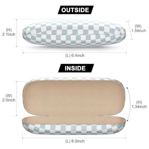 Image of Eyeglasses Case, Hard Shell Protective Case for Glasses, Unisex for Women Men