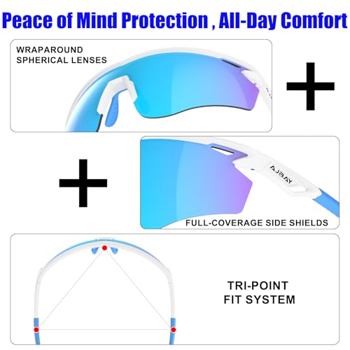 Image of Polarized Running Sunglasses for Men Women Ultra-Comfort, UV400 Protection
