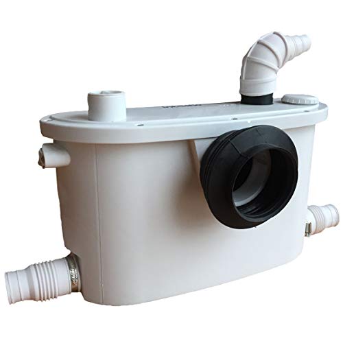 SANI MOVE Toilet Macerator Pump Macerating Pump, 400W Kitchen Waste Water Disposal Pump