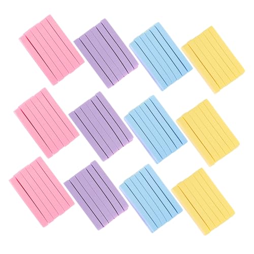 healvian 144個 一次使い捨て圧縮メイク落としスポンジパッド 丸型洗顔用スキンケアパフ 肌に優しいクレンジング用フェイシ ランダムカラー