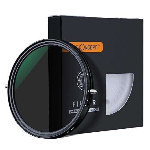 52 mm 2-in-1-Filter einstellbar CPL + ND2-32-Filter Ultra Slim Variabel einstellbar abgestufter Fader Neutraler Dichtefilter ND2 ND4 ND8 ND16 bis ND32 Cover