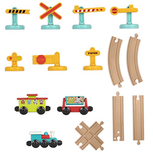 image for Battat – Train Set For Kids, Toddlers – 29 Pieces Track Set With A