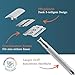 MERKUR 2381 Shaving Set with Stand Glossy Chrome | Three-Piece Razor with Straight Cut | Ideal for Wet Shaving | Die-Cast Zinc | Brass Handle | Made in Germany