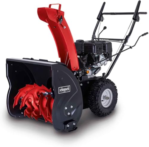Scheppach Benzin Schneefräse ST570 mit Radantrieb | 5,6 PS...