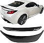 IKON MOTORSPORTS, Roof + Trunk Spoiler Compatible With 2022-2023 Subaru BRZ Toyota GR86, Painted D4S Crystal Black Silica/Raven Pearl ABS IKON Style Rear Window Visor Wing + TRD Style Trunk Spoiler