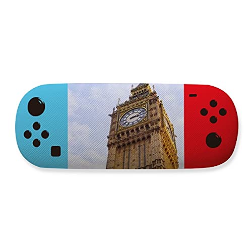 Étui de rangement pour lunettes Big Ben motif nuages blanc et bleu ciel