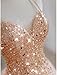 WilFiks Spaghetti Straps Tulle Long Prom Dresses 2026 Sequin Mermaid Wedding Gown with Train Sequin Gold Evening Gowns for Women Elegant US12