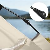 JF HOME BLISS 3-4 Person Pop-Up Tent – Waterproof & UV Protection Instant Camping Tent for Hiking, Lightweight 215x215x130cm, Easy Setup, Ideal for Outdoor Adventures, Family Trips & Festivals (Beige) - Image 6