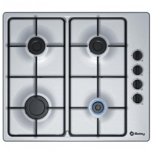 Balay - Placa gas 3etx4634mb 4 quemador acero inoxidable
