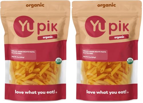 Yupik Organic Penne Rigate Pasta 16 oz (1 lb), Gluten-Free, Egg-Free, Non-GMO, USDA Certified, Made with Organic Corn & Rice Flour, Authentic Italian Taste (Pack of 2) image 5