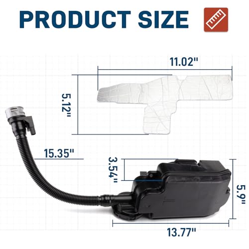 Image of Engine Oil Separator Assembly Compatible with 2011 2012 2013 2014 2015 2016 Ford F250 F350 F450 F550 Super Duty 6.7L Powerstroke Diesel PCV CCV Vent Valve Engine Crankcase DC3Z6A785C