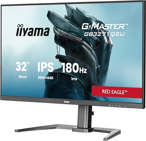 Image of iiyama GB3271QSU-B2-31.5 inch IPS,2560x1440 /180Hz,2H2DP,HAS.