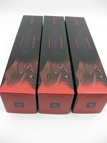NESPRESSO Vertuo El Salvador Master Origin - 3 barres = 30 capsules