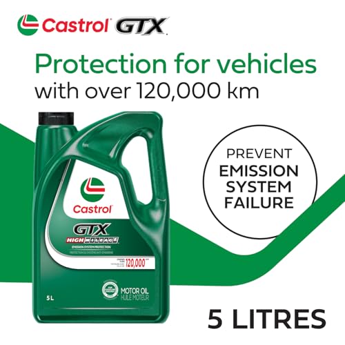 Castrol GTX High Mileage 5W-20, 5 Litres | Made in Canada by Castrol - Image 4