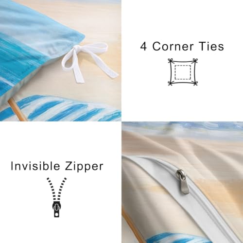 Parure de lit à rayures style parasol pour une chambre fraîche et chaleureuse