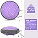 ANGELBECKE Steel Tongue Drum - 13 Inch 15 Notes C-key Handpan Drum Percussion Instruments with Music Book for Musical Education Entertainment Meditation Concert Mind Healing Yoga Zen (Lavender)