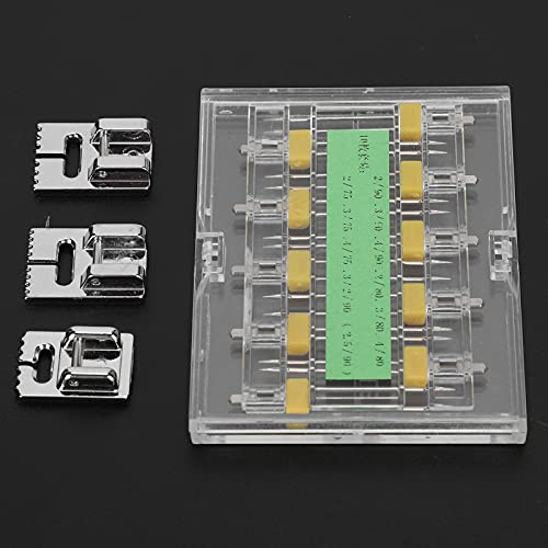 Set de Prensatelas con Agujas Gemelas para Máquina de Coser miniatura 2