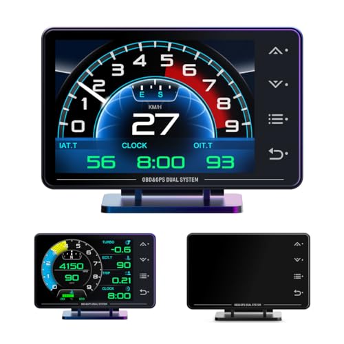 ���@�\ XS �X�Όv �w�b�h�A�b�v�f�B�X�v���C HUD OBD2 GPS �̏�f�f �ȒP���� �h���X�A�b�v�}���`���[�^�[ �X�}�[�g���[�^�[ �^�R���[�^�[