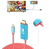 【新登場-多機種対応】For Switch 2 ドック 4K@60Hz スイッチ ドック 直接にTV出力 多機能 Type-C to HDMI変換 軽量化 高性能チップ 遅延なし 持ち運び便利 小型 アダプターHdmi Type-CH DMI変換スイッチSwitch OLEDノートパソコン/タブレット/スマートフォンなどに対応 (赤と青, 144HZ)