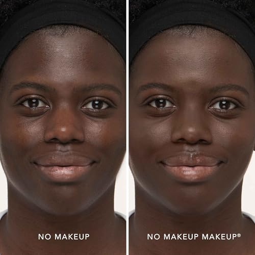 No Makeup Makeup Long-Lasting Lightweight Foundation & Brush Duo | Cruelty-Free, Fragrance-Free, Buildable, Transfer-Proof Liquid Makeup (Deep) - Image 5