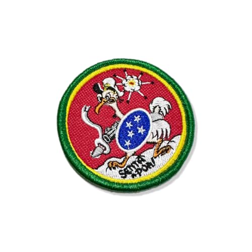 M0061-011 Senta Puá FAB Patch Bordado 6x6cm (B-Fecho de contato.)