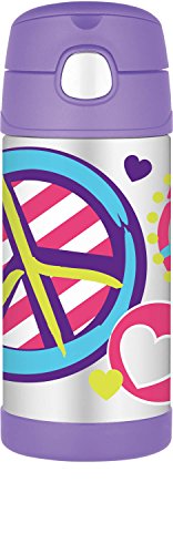 Thermos Funtainer 12 Ounce Bottle, Peace