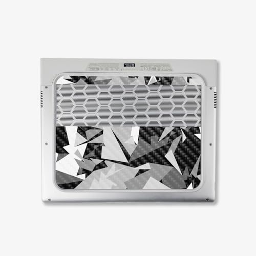 Image of MightySkins Carbon Fiber Skin Compatible with Alienware X14 R2 (2023) Full Wrap Kit - Mono Camo | Protective, Durable Textured Carbon Fiber Finish | Easy to Apply & Change Styles | Made in The USA