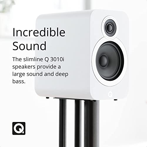 Q Acoustics 3000I 5.1 (3010I) Home Theater System Carbon Black - 4 X Bookshelf Speakers, 1 X Center Speaker, 1 X Active Subwoofer Home Theater - Hifi Speakers Surround Sound System For Tv #TOP2