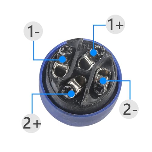 Image of MAD OWL Speaker Plug Speakon Connector, Speaker Jacks and Connectors Nl4fx Speakon Cables, Nl4fc Male Female Converter Nl2fx Plug Speakers Powercon Twist Lock (4 Sets of Male and Female)