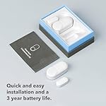 ecobee Smart Sensor for Doors & Windows 2 Pack - Wifi Contact Sensor for Home Security, Energy Savings - Compatible with Smart Thermostats - Temperature sensor, white - Image 3