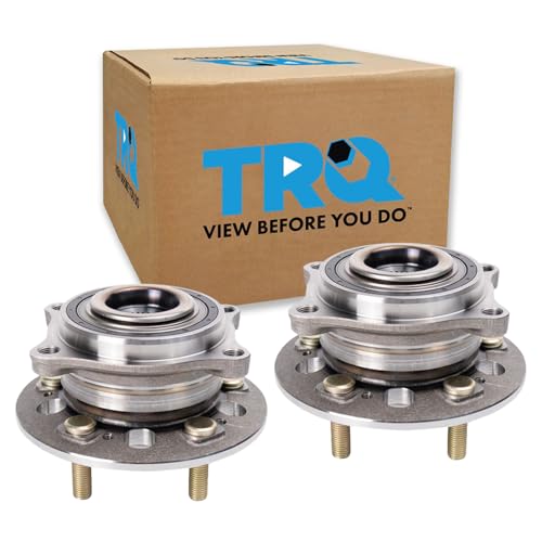 Image of TRQ 2 Piece Front Wheel Bearing & Hub Assembly Set Compatible with 2018-2020 Genesis G80 2017-2019 G90