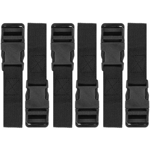 Luggage Strap, Hiziwimi 6Pcs Personalised Luggage Straps for Suitcases, Suitcases Strap Suitcase Belts, Luggage Nylon Straps with Quick Release Buckle Strap Utility for Travel Packing Outdoorsports