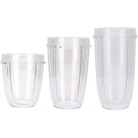 Sduck Replacement Cup for Nutribullet Replacement Parts 32oz 18oz 24oz for Nutri Bullet 600W and 900W, 3 pcs/pack Cover