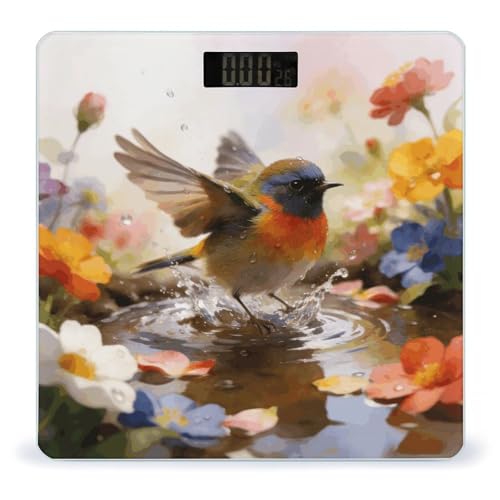 Báscula Digital de Baño con Plataforma de 10x10 pulgadas miniatura 1