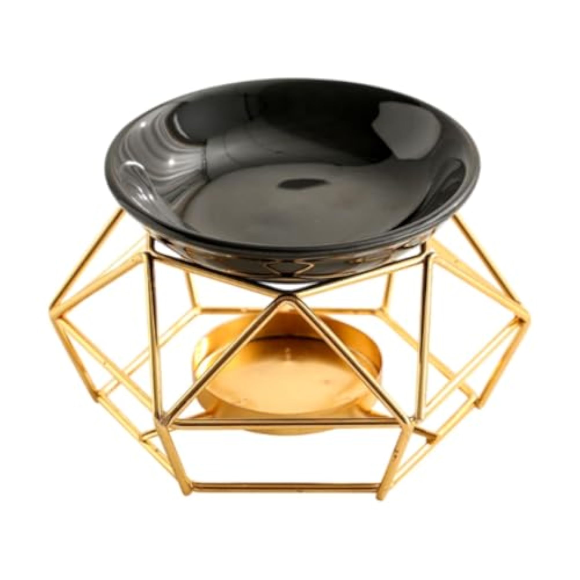 Essential Oil Burner Diffuser with Metal Stand, Versatile Design