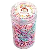 BIANHUAN ヘアゴム こども 約1000本 セット おしゃれ かわいい カラフル ベビー ヘアアクセサリー ゴム 髪 リボン 赤ちゃん 髪留め 女の子 髪飾り 髪ゴム 誕生日 ドレス プレゼント 発表会 (H（大きいサイズ）)