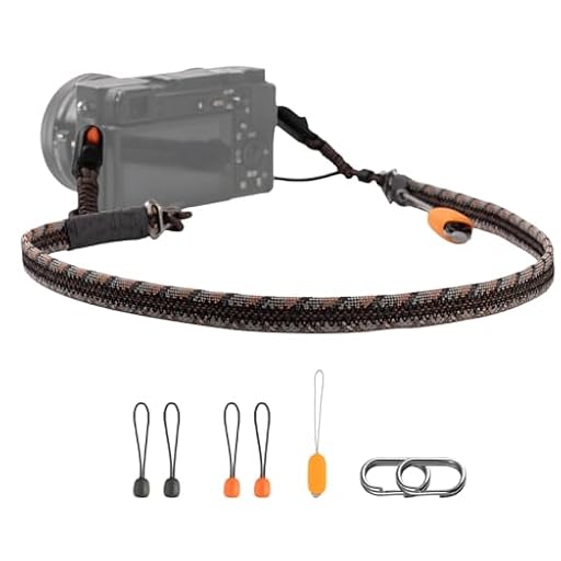 PGYTECH Correa para Cámara Slim Ajustable con Liberación Rápida 820-1360mm Ligera Multicolor para Cámaras Mirrorless/Compactas/Instax/Digitales, Estilo Trendy,Negro Crepúsculo | Ya disponible en tu tienda friki favorita! En mundofriki.es!