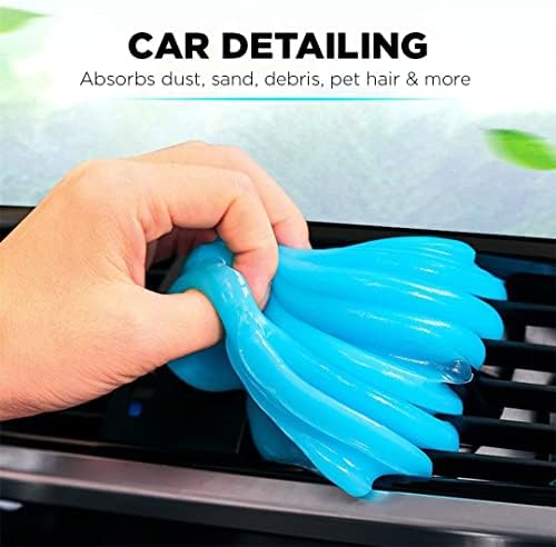 CLIX Goop - Car Cleaning Gel, Cleans Hard to Reach Places Like Vents, Cupholders, Center Consoles, and More. Perfect for Car, Home, Office, and Gifts! (1 Pack) 4 CLIX Goop - Car Cleaning Gel, Cleans Hard to Reach Places Like Vents, Cupholders, Center Consoles, and More. Perfect for Car, Home, Office, and Gifts! (1 Pack)