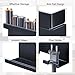 Storage Hair Dryer Holder for Curling Iron Accessories, Hair Tool Organizer Wall Mount, Curling Iron Holder Organizer, Bathroom Hair Straightener Holder Stand for Styler Attachments Organizer, Black