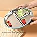 nohlerlife 3 Pack Stainless Steel Kids Plates, 9