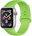 Produktbild Silikonarmband für Apple Watch Band 44mm 40mm 38mm 42mm Armband Armband Armband   Serie 6 5 4 3 SE Band-Grün, 38 oder 40 mm ML