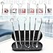 Dental Tools Plaque Remover Teeth Cleaning Tool﻿s Kit 6 Pcs Dental Care Kit Stainless Steel Dental Pick Tartar Remover Tool for Home/Travel/Pet Care-Storage Case Included