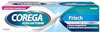 Corega Ultra Haftcreme Frisch für Zahnersatz/dritte Zähne, zinkfrei und frischer Minzgeschmack, 40g