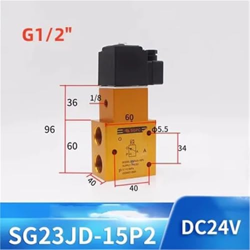 Electrovanne haute pression 2.4Mpa SG23JD conception robuste AC220V - 3