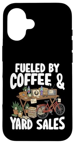 Impulsado por Ventas de café y Patio Venta de Garaje Tienda de Segunda Mano Carcasa para iPhone 16